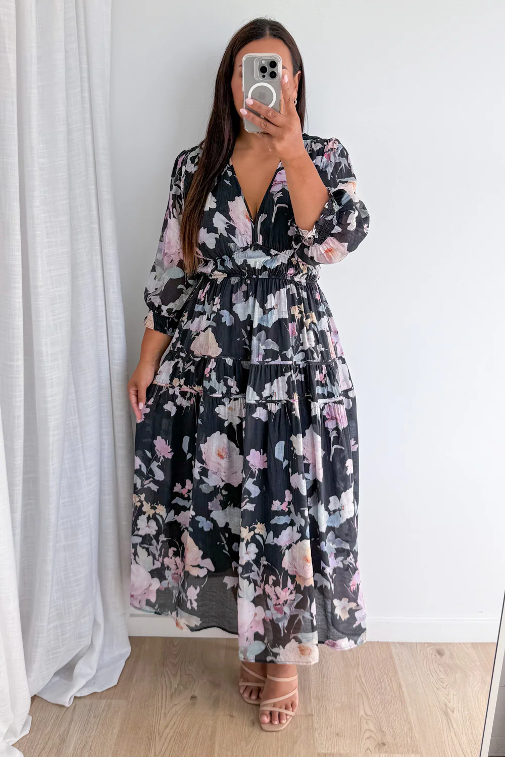 Matilda Dress - Midnight Bloom - Image 6
