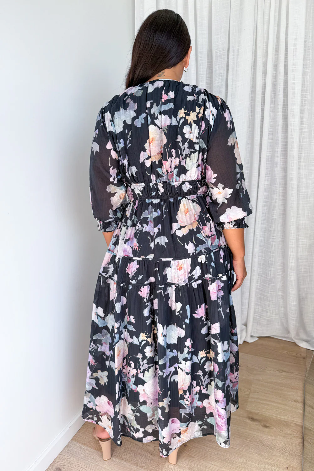 Matilda Dress - Midnight Bloom - Image 8