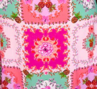 Maui Bloom Dress - Pink Floral Patchwork - Image 13