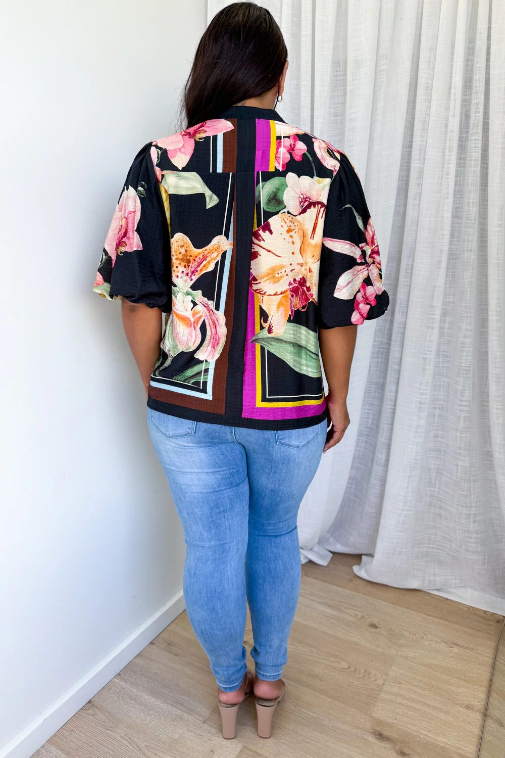 Mayfair Blouse - Noir Orchid - Image 10