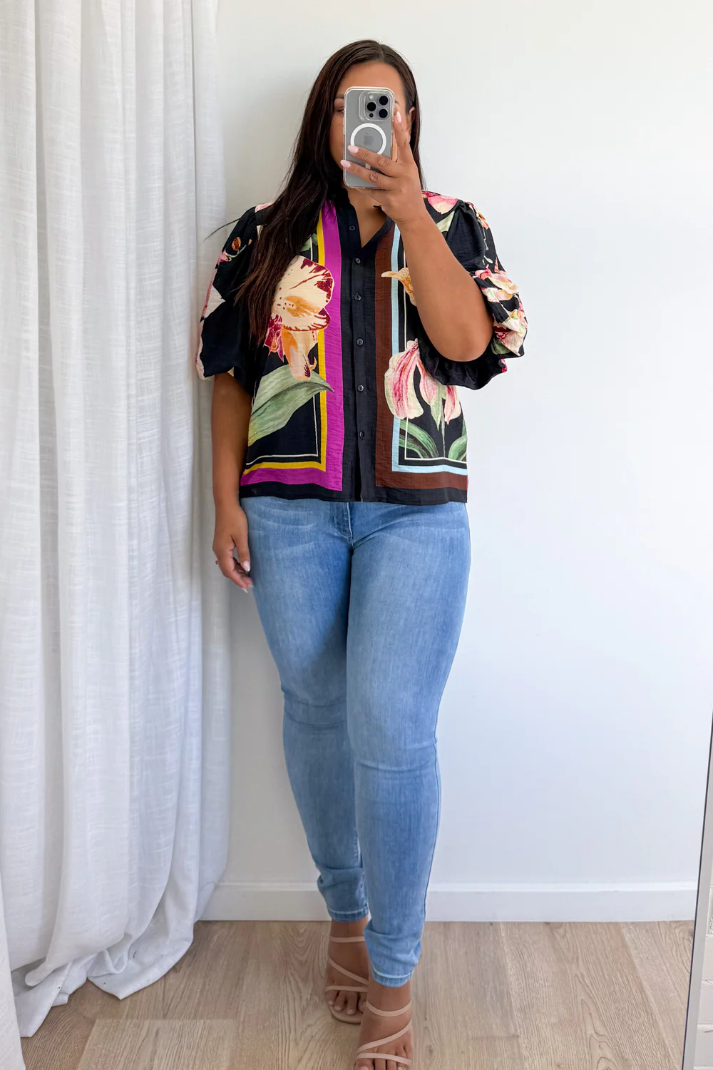 Mayfair Blouse - Noir Orchid - Image 11