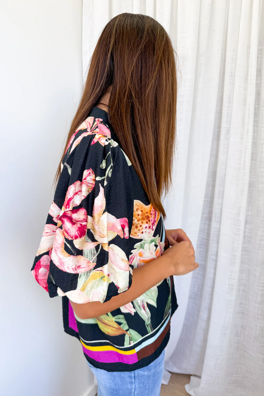 Mayfair Blouse - Noir Orchid - Image 5
