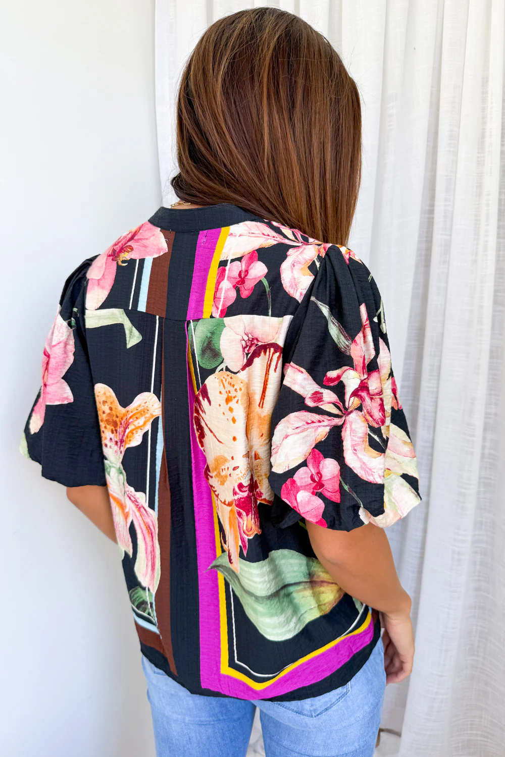 Mayfair Blouse - Noir Orchid - Image 6