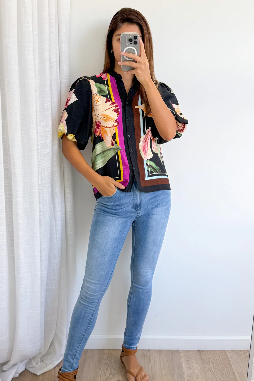 Mayfair Blouse - Noir Orchid - Image 7