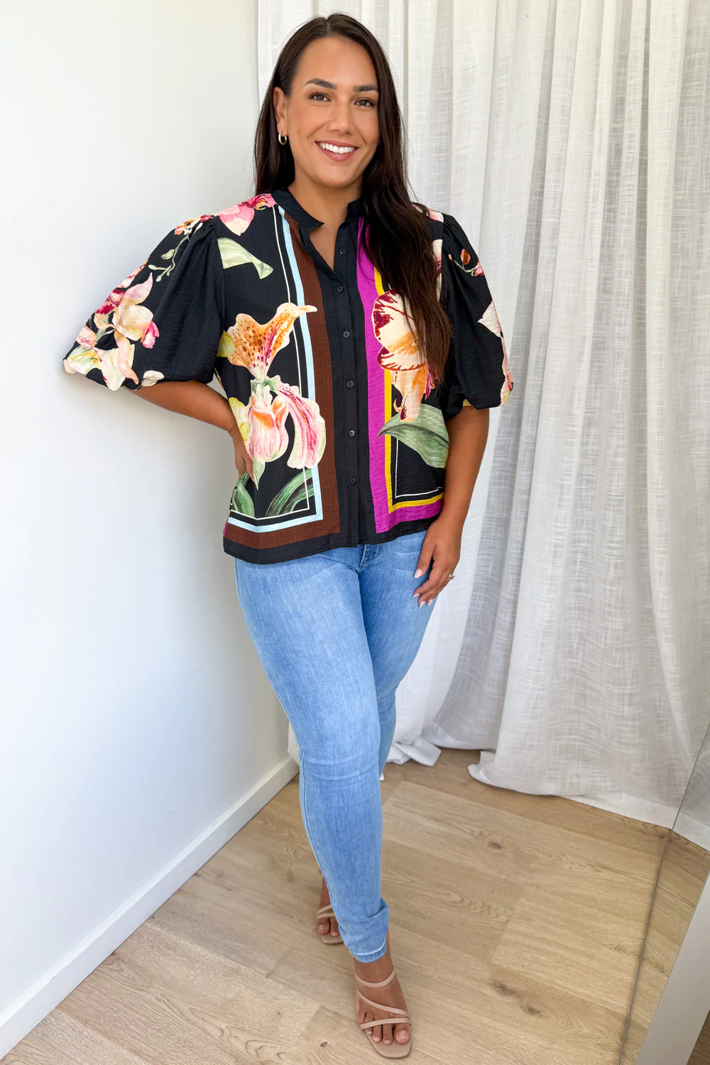 Mayfair Blouse - Noir Orchid - Image 8