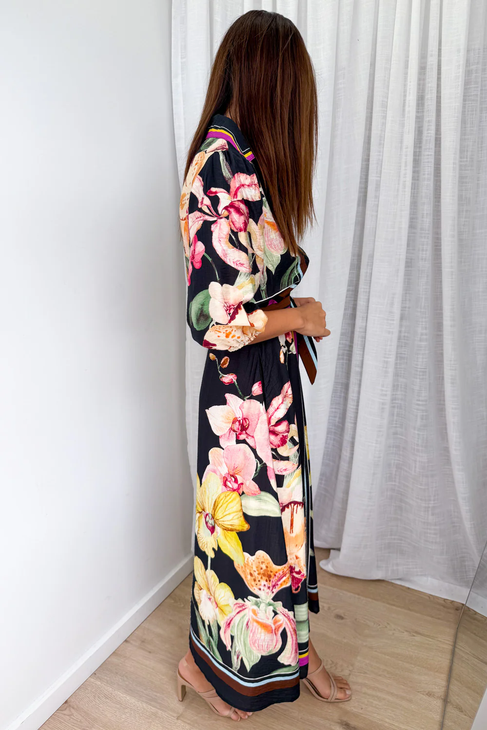 Mayfair Shirt Dress - Noir Orchid - Image 4