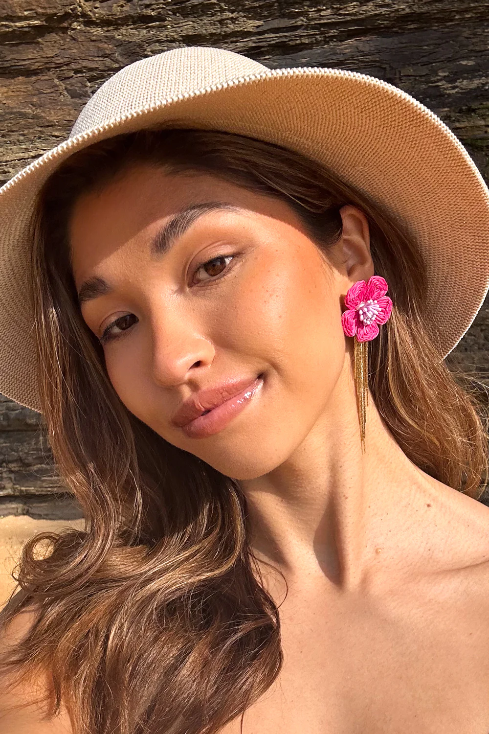 Mel Earrings - Pink - Image 3