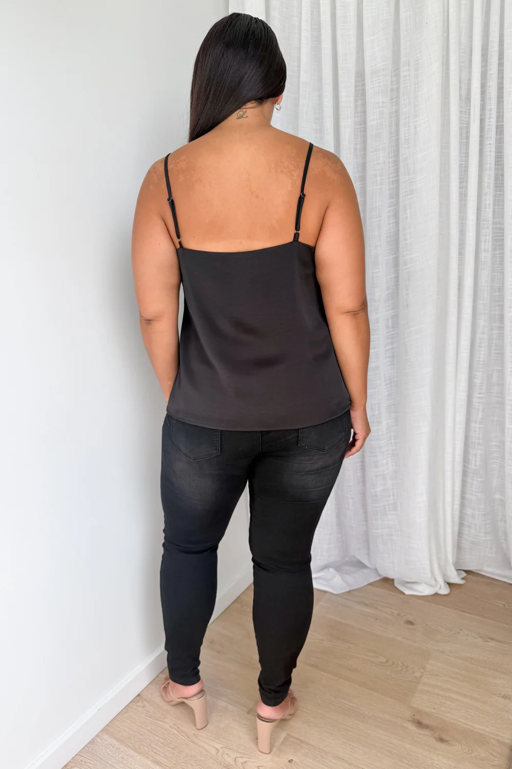 Meli Cami Top - Black - Image 11