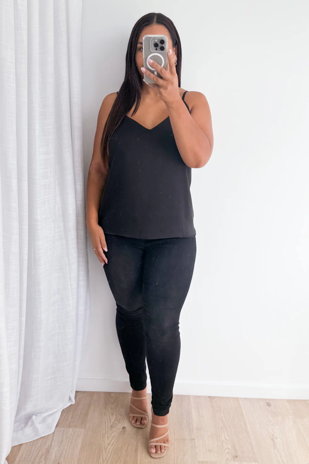 Meli Cami Top - Black - Image 12