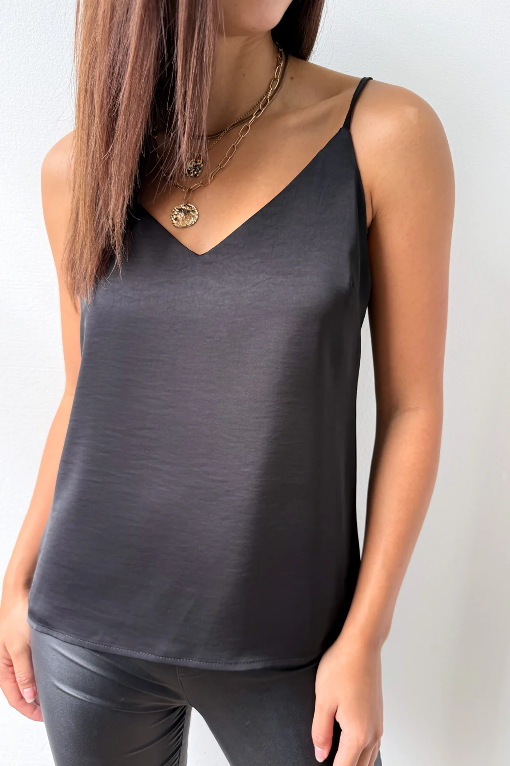 Meli Cami Top - Black - Image 2