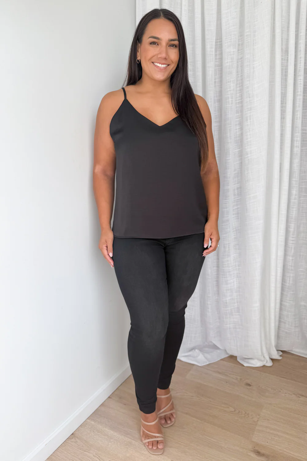 Meli Cami Top - Black - Image 9
