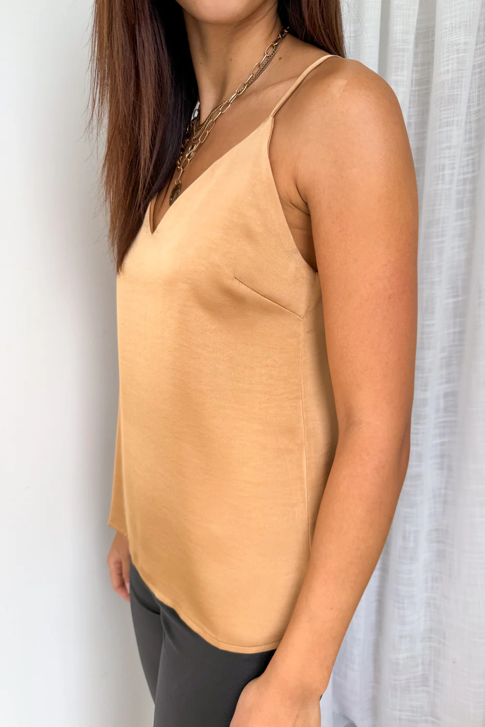 Meli Cami Top - Gold - Image 5