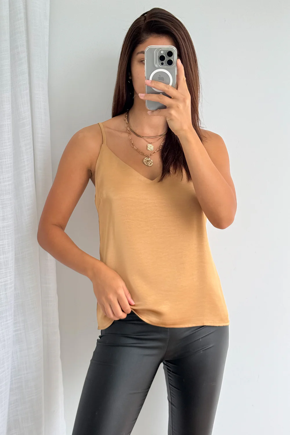 Meli Cami Top - Gold - Image 8