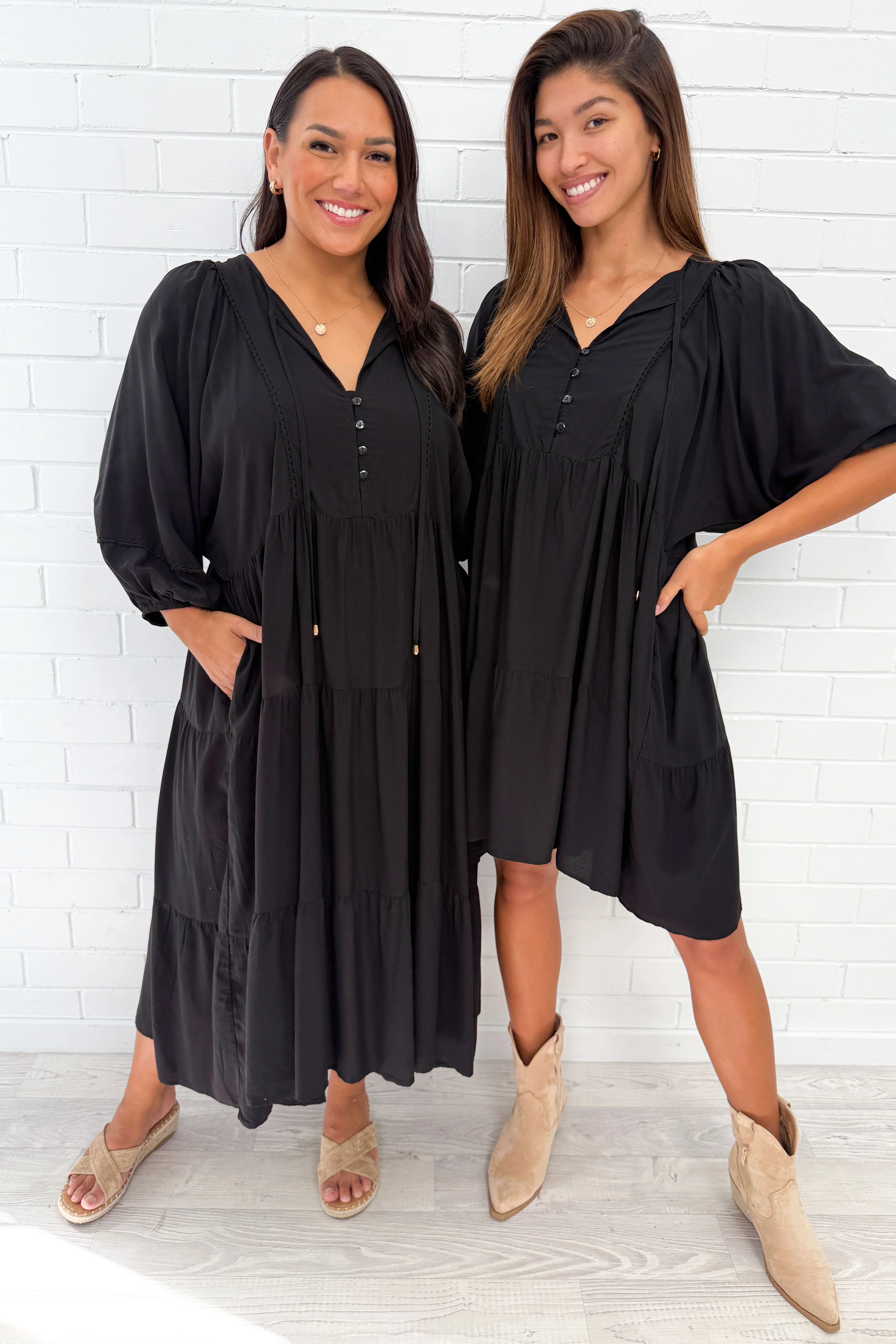 Millicent Dress - Black - Image 2