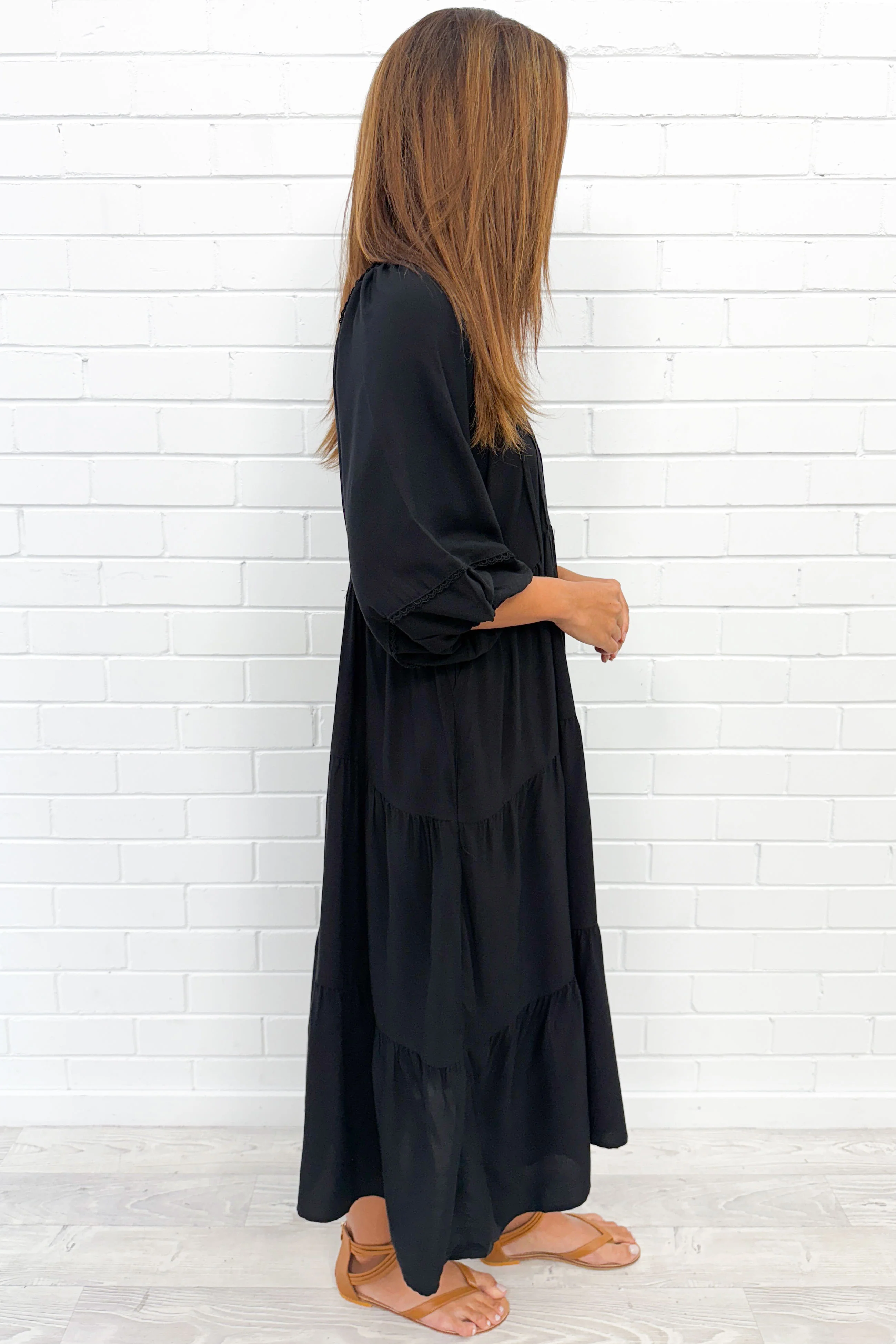 Millicent Dress - Black - Image 4