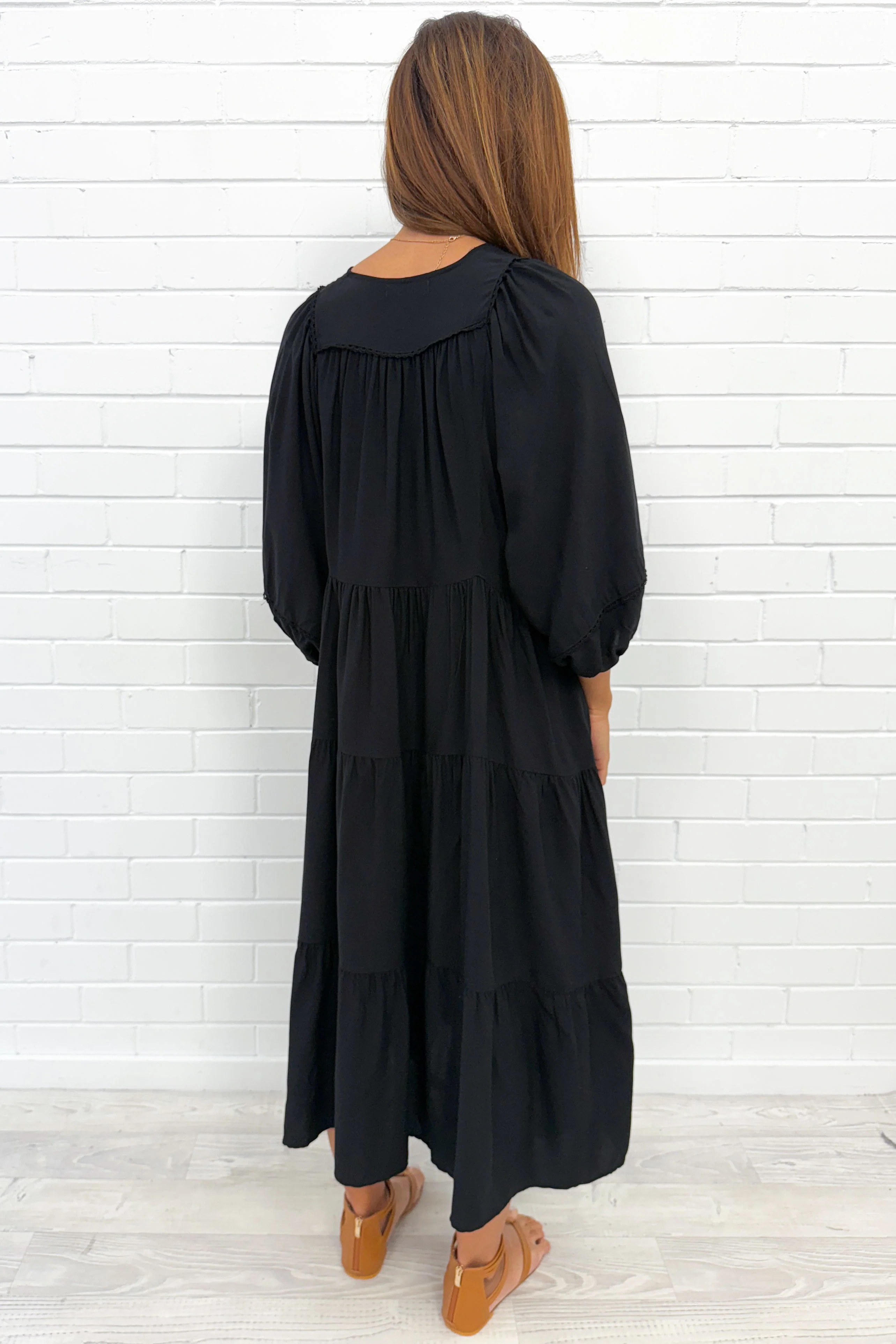 Millicent Dress - Black - Image 5