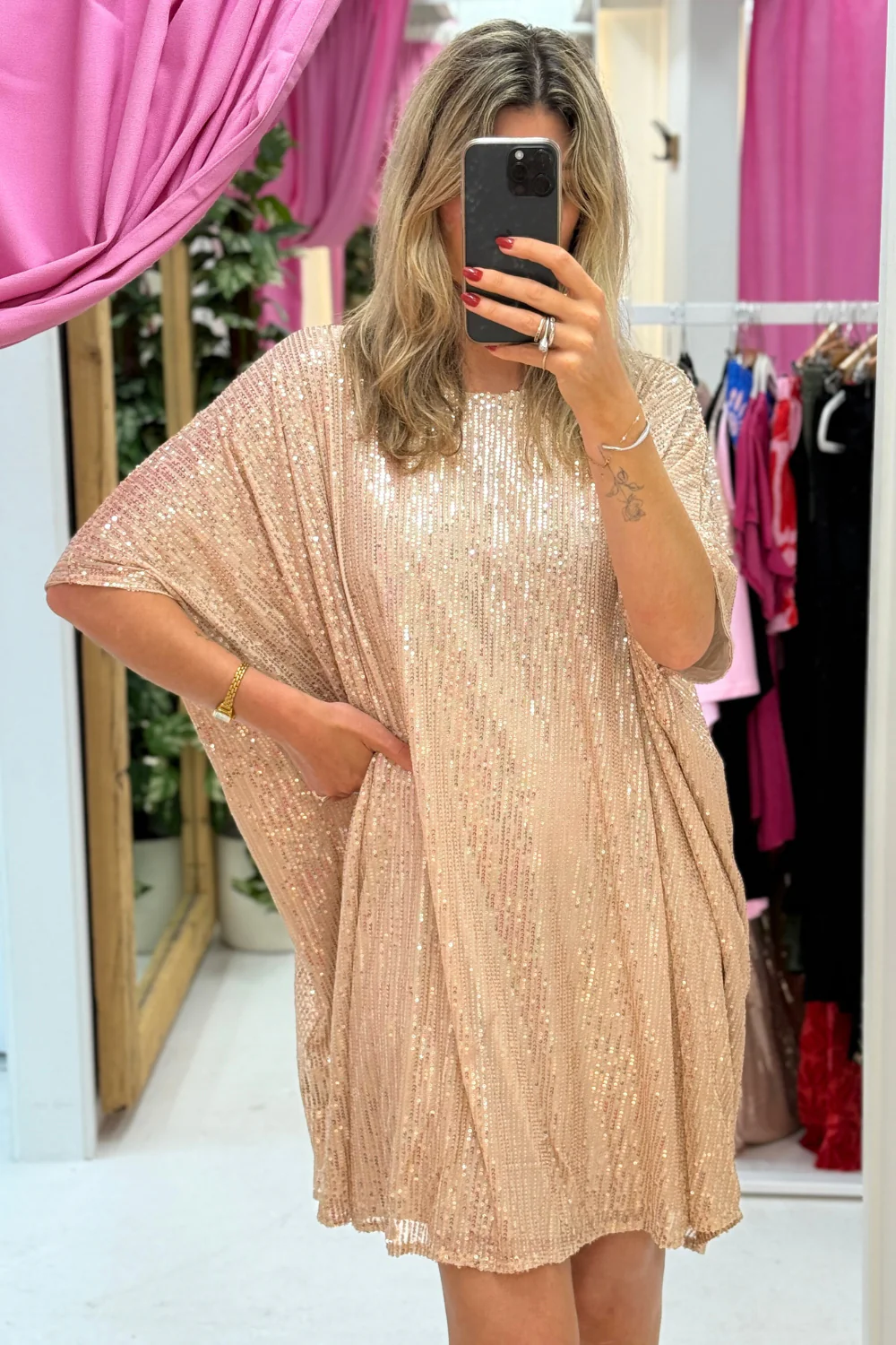 Monaco Dress - Gold - Image 3