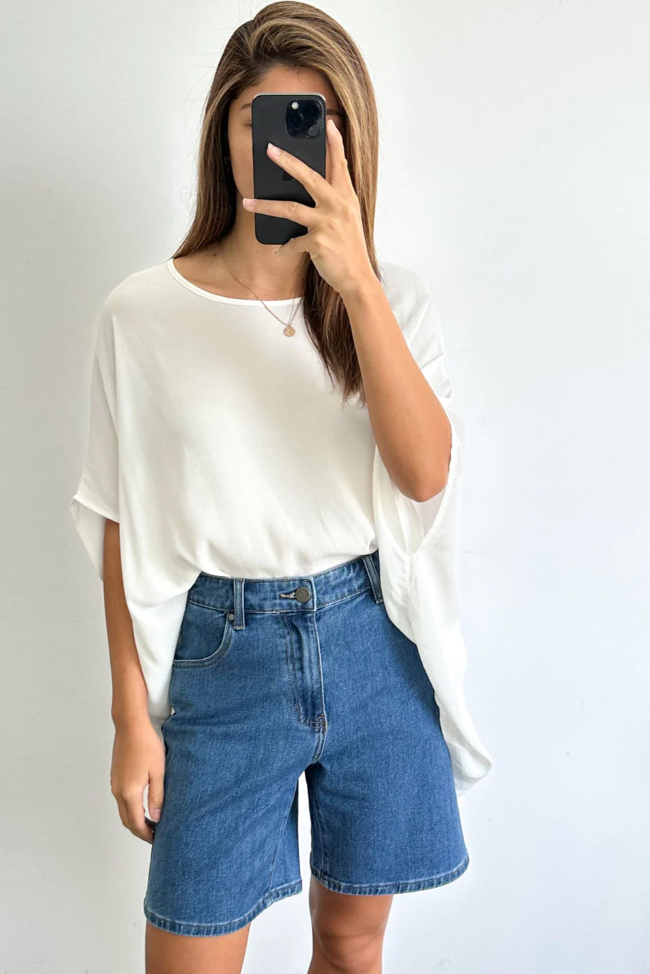 Monroe Shorts - Mid Denim - Image 7