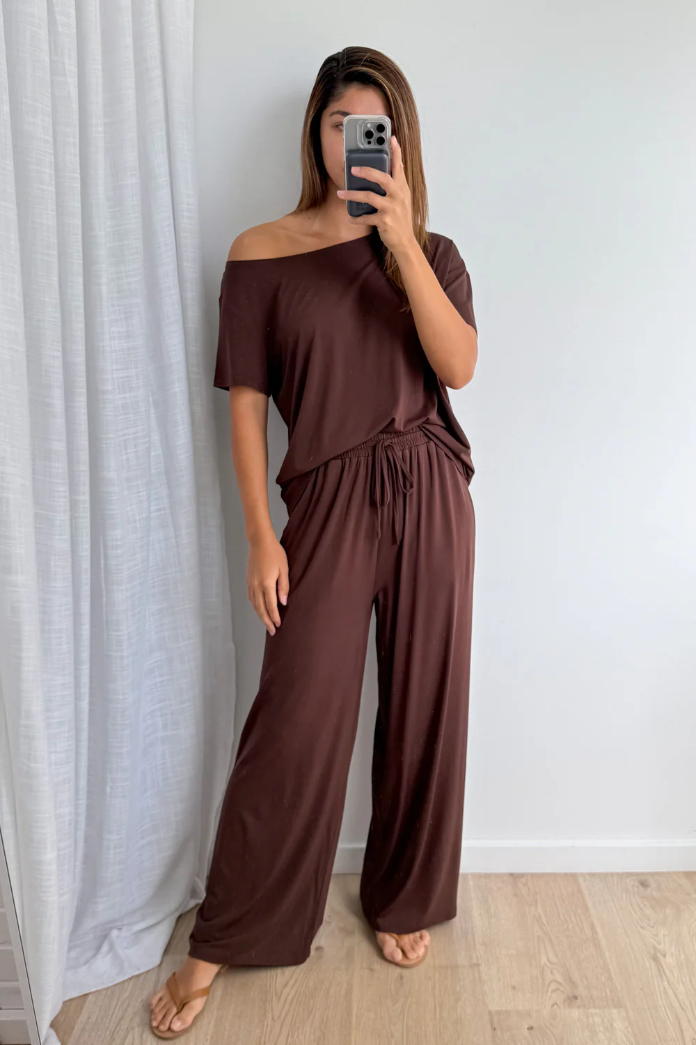 Muse Lounge Pants - Chocolate - Image 10