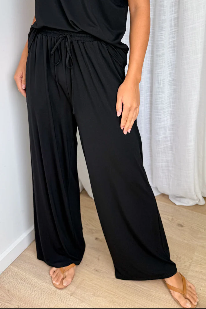 Muse Lounge Pants - Black - Image 3