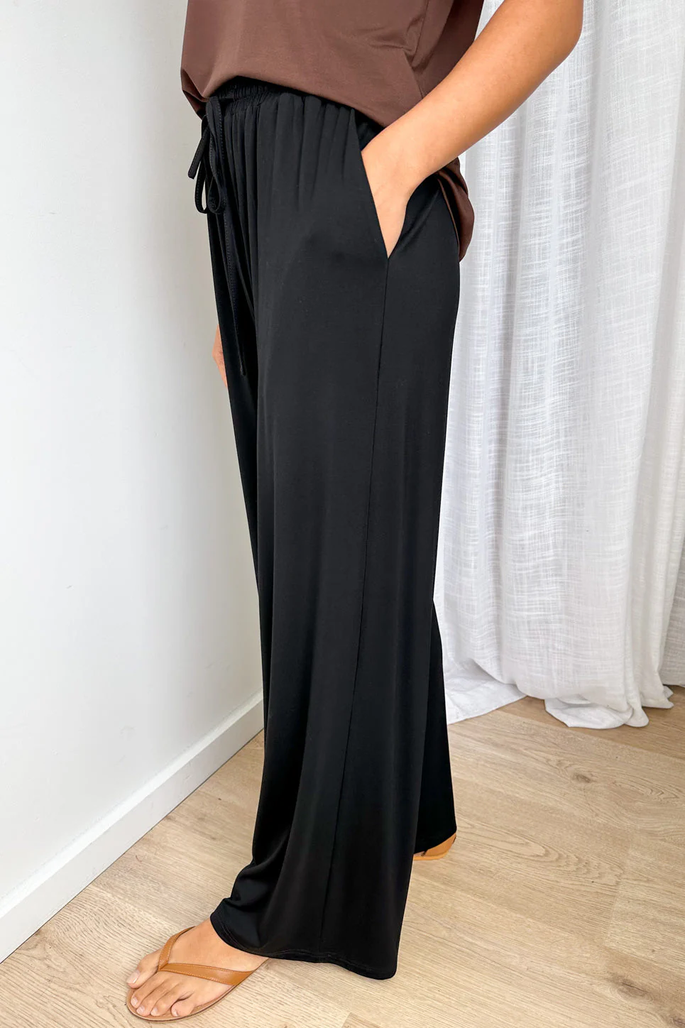 Muse Lounge Pants - Black - Image 5