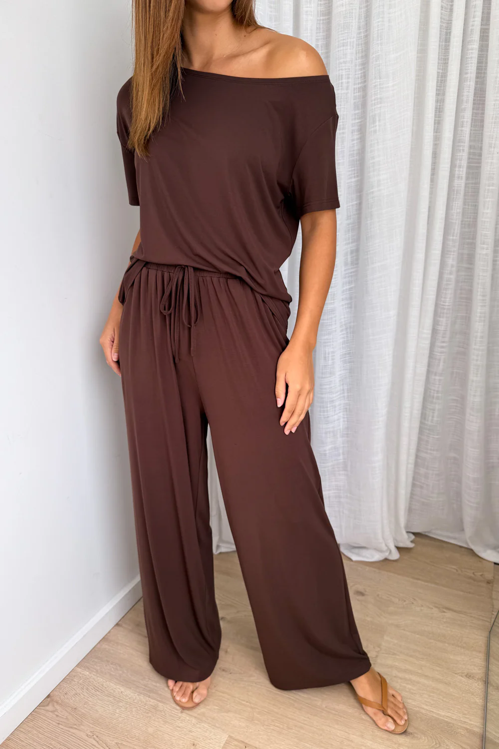 Muse Lounge Pants - Chocolate - Image 2
