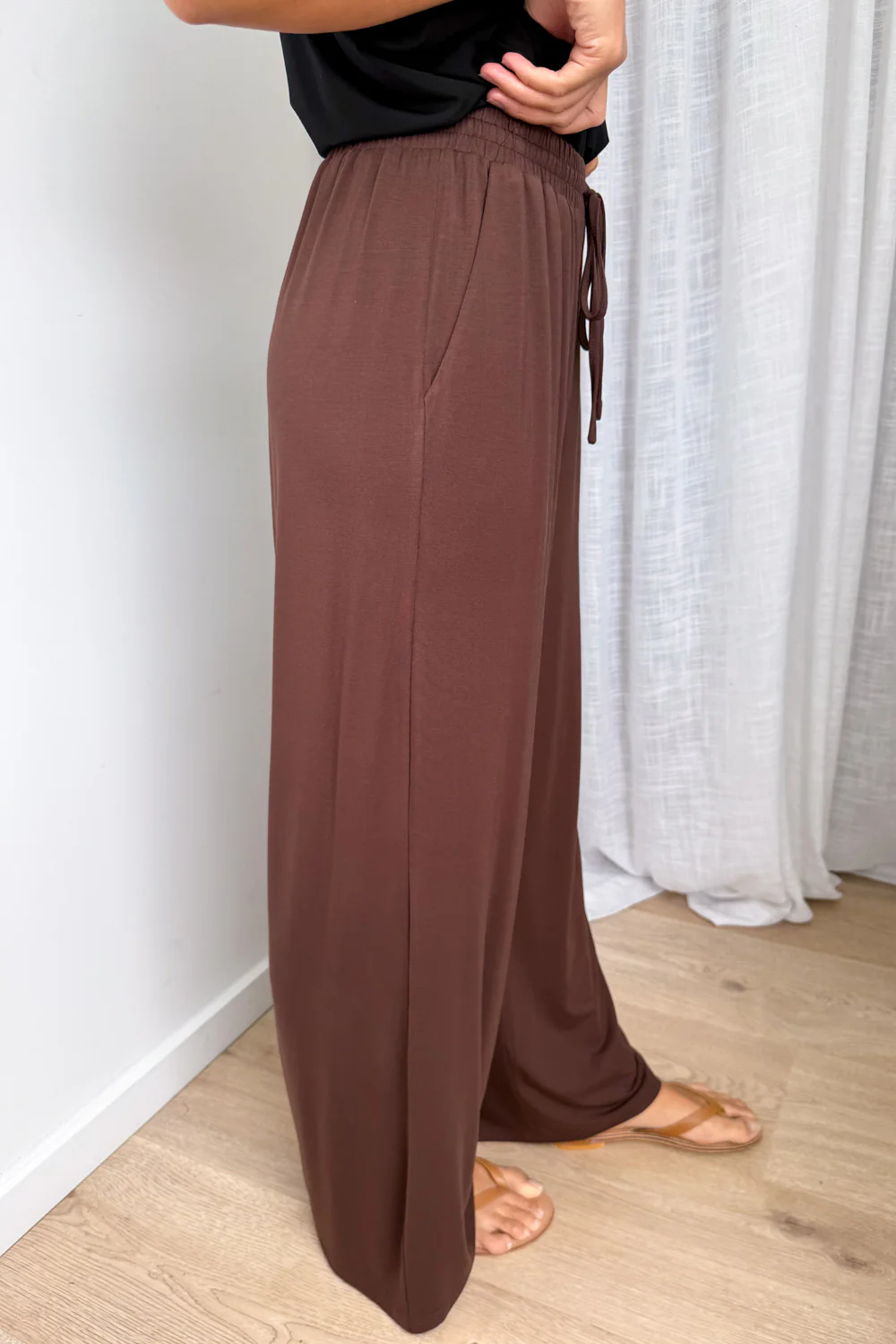 Muse Lounge Pants - Chocolate - Image 7