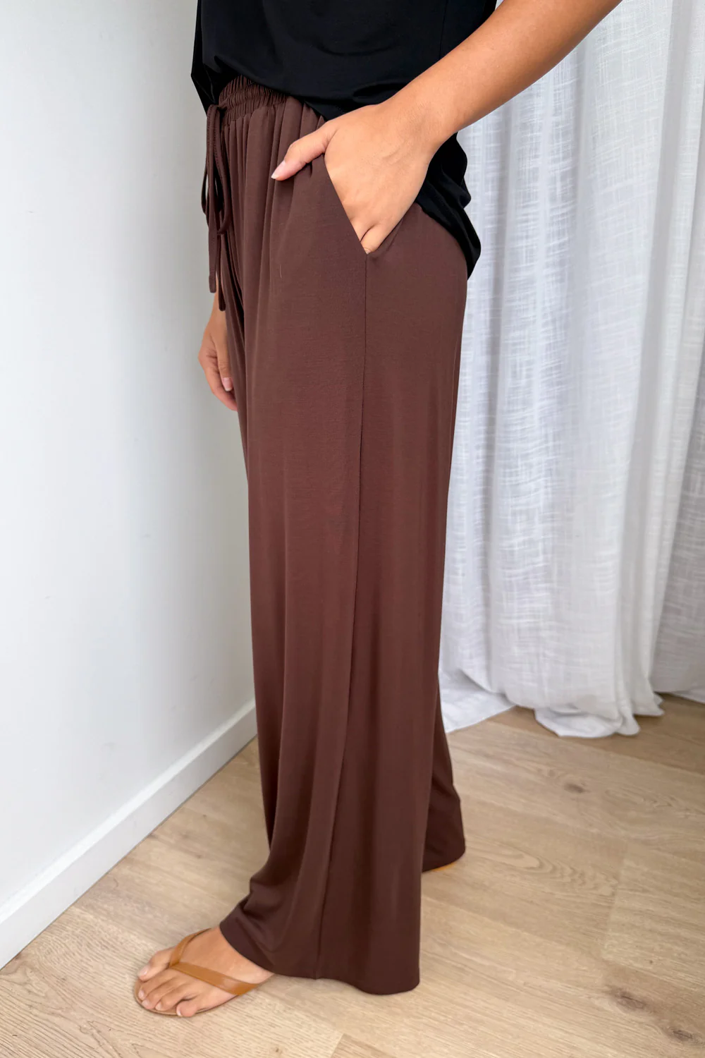 Muse Lounge Pants - Chocolate - Image 8