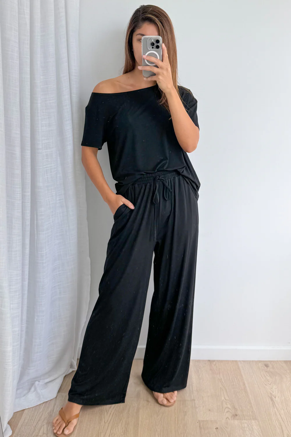 Muse Lounge Top - Black - Image 11