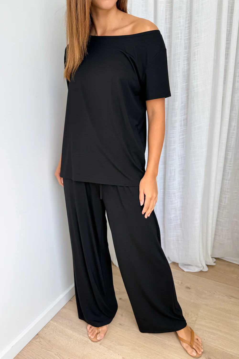 Muse Lounge Top - Black - Image 2