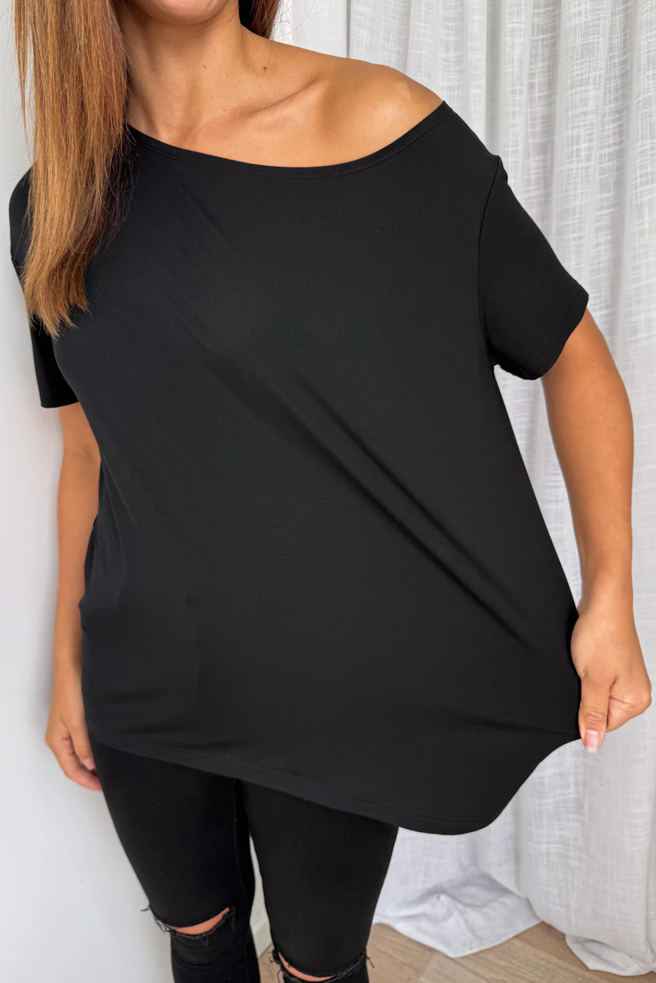 Muse Lounge Top - Black - Image 4