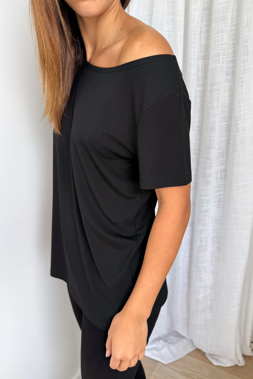 Muse Lounge Top - Black - Image 6