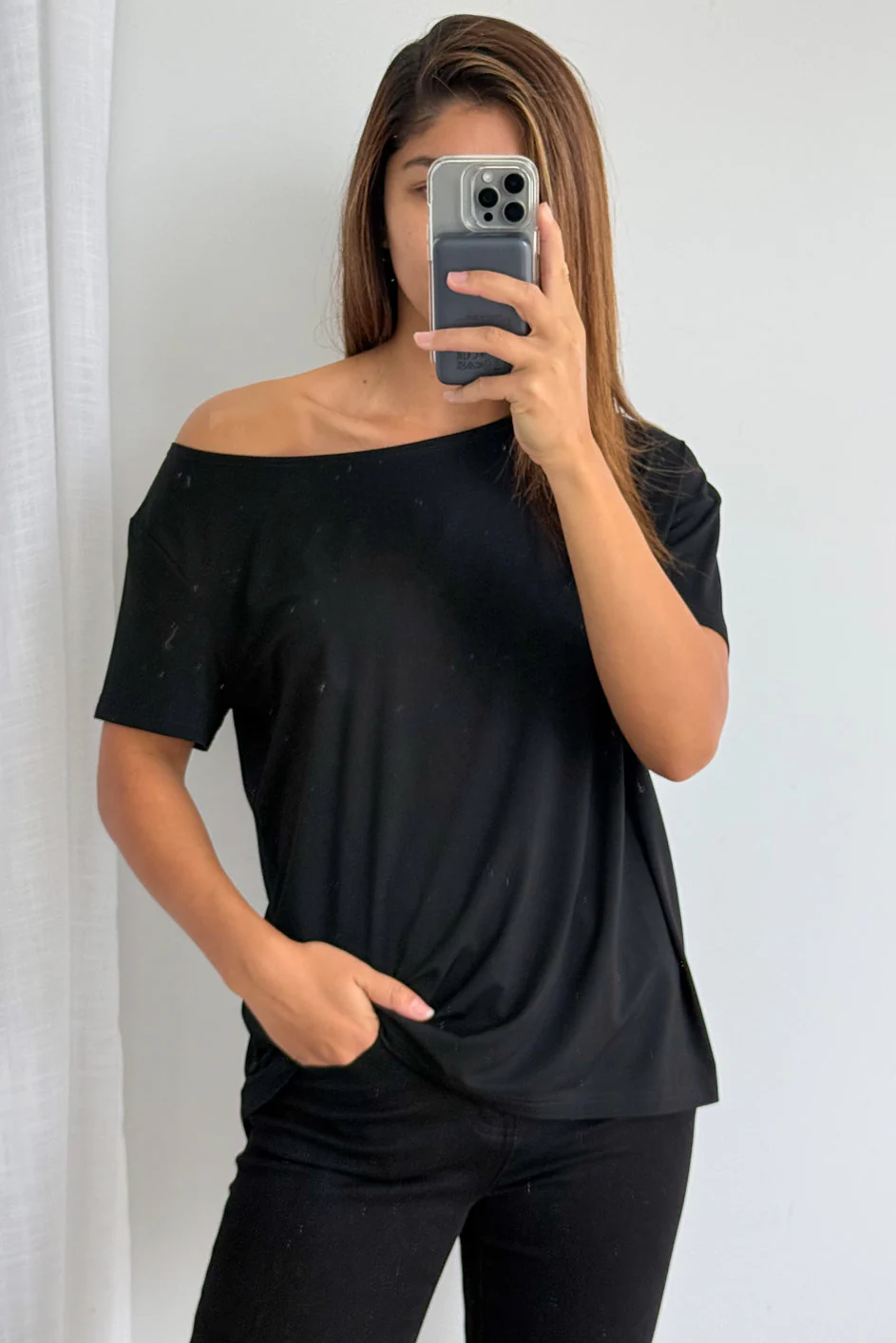 Muse Lounge Top - Black - Image 9