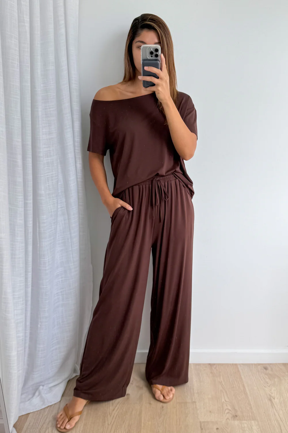 Muse Lounge Top - Chocolate - Image 10