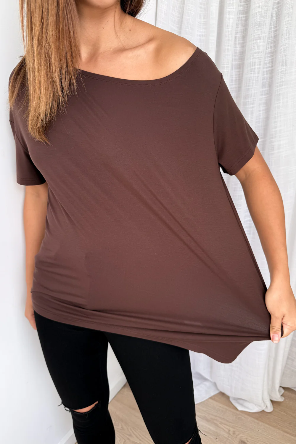 Muse Lounge Top - Chocolate - Image 9