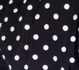 Nevie Dress - Black White Spot - Image 11