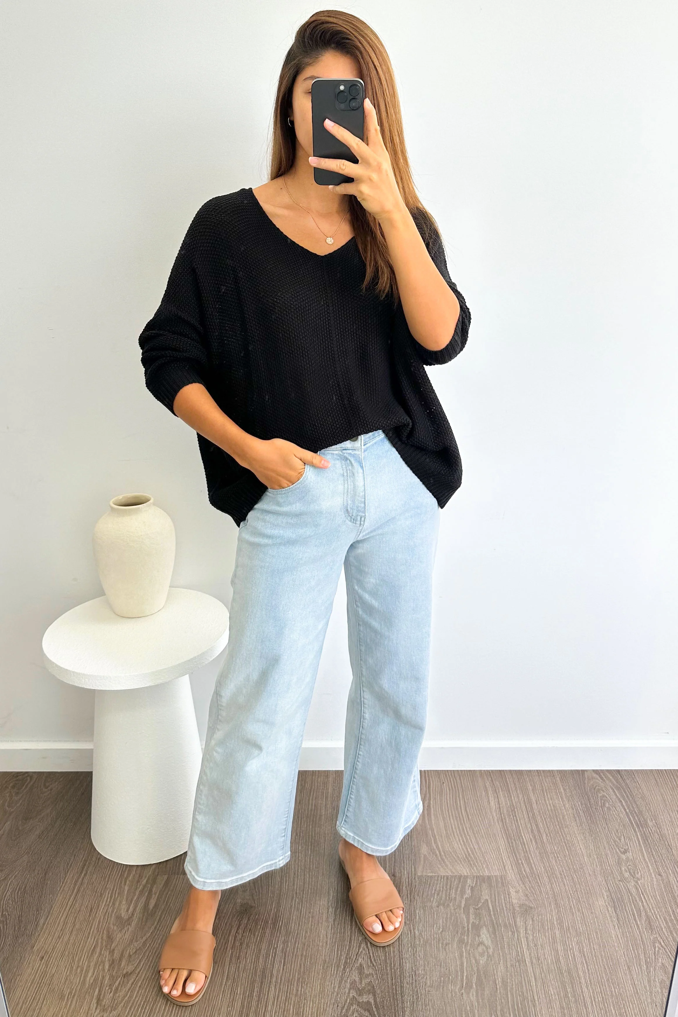 Nicolette Knit - Black - Image 6