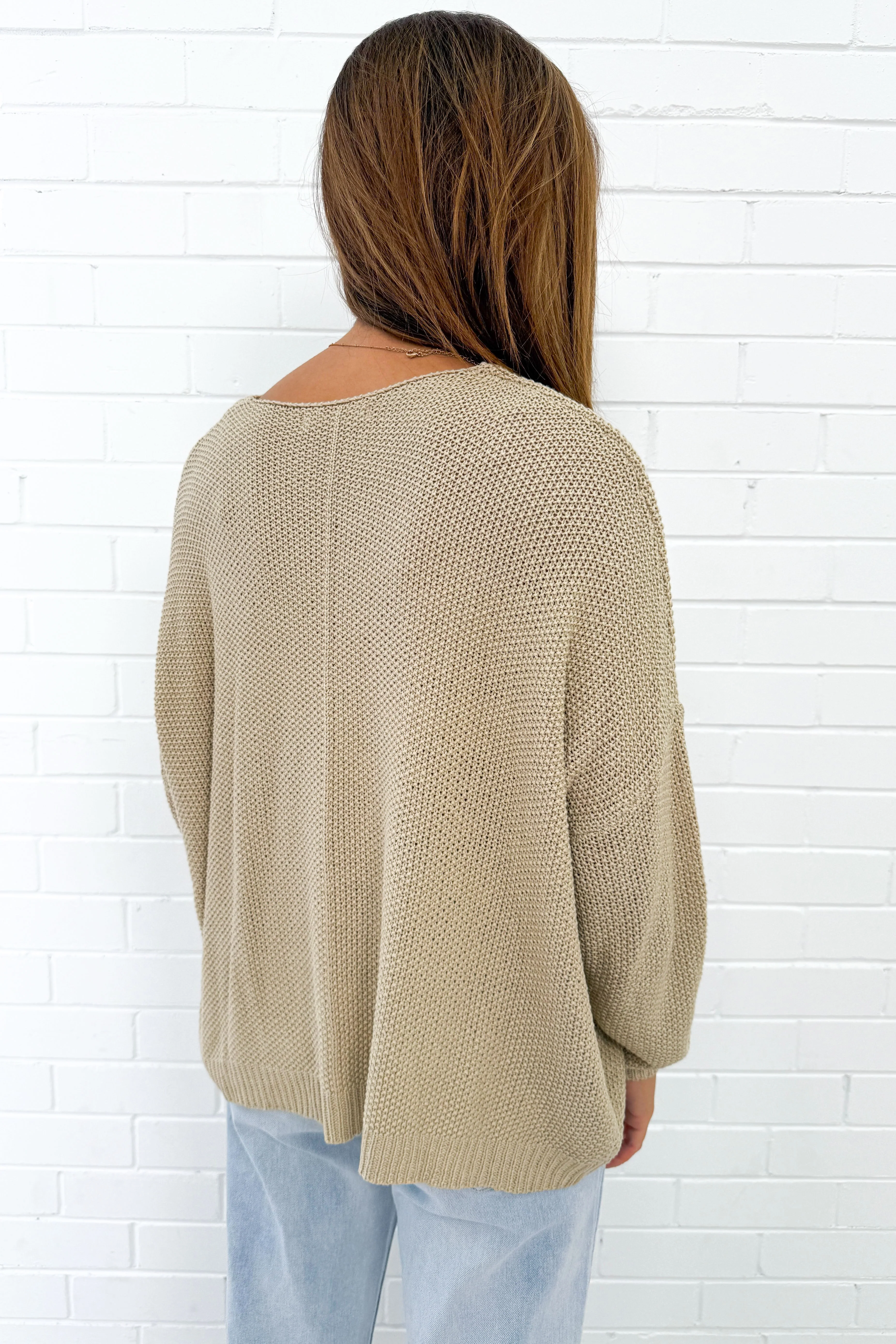Nicolette Knit - Oatmeal - Image 5