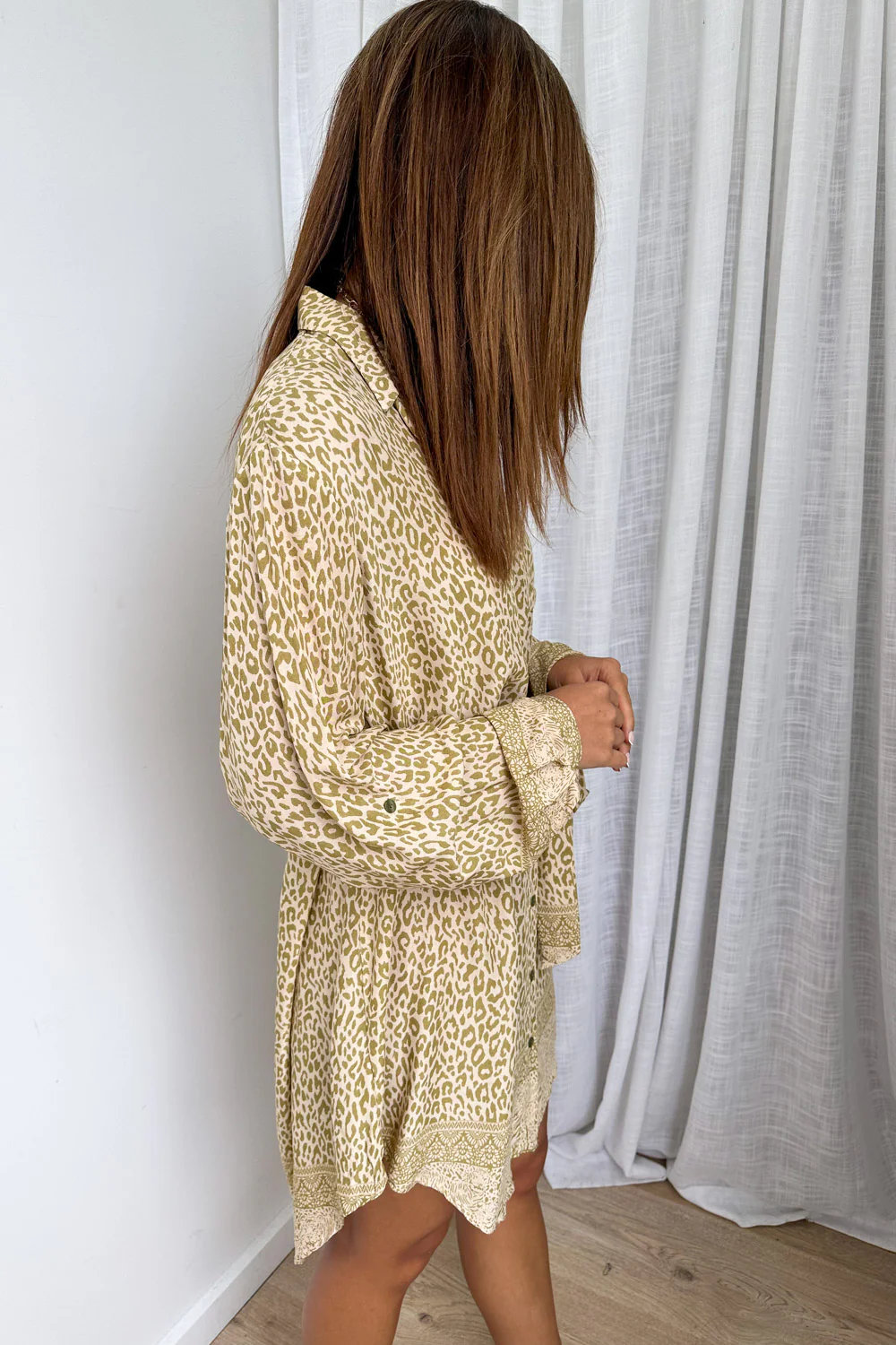 Nirvana Shirt Dress - Little Leopard - Image 16