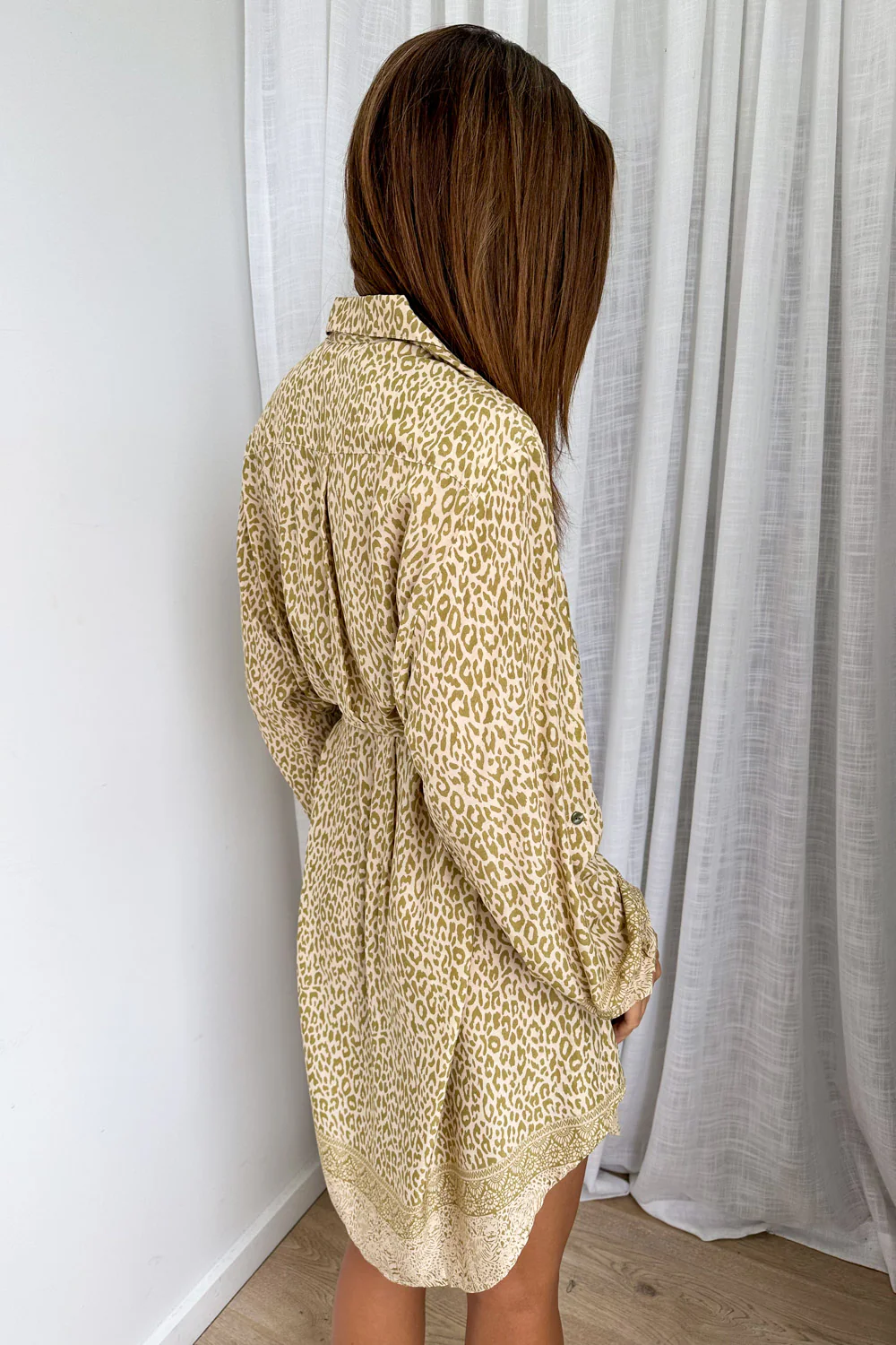 Nirvana Shirt Dress - Little Leopard - Image 17