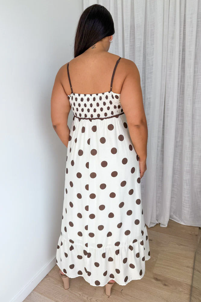 Nissa Dress - Chocolate Spot - Image 11