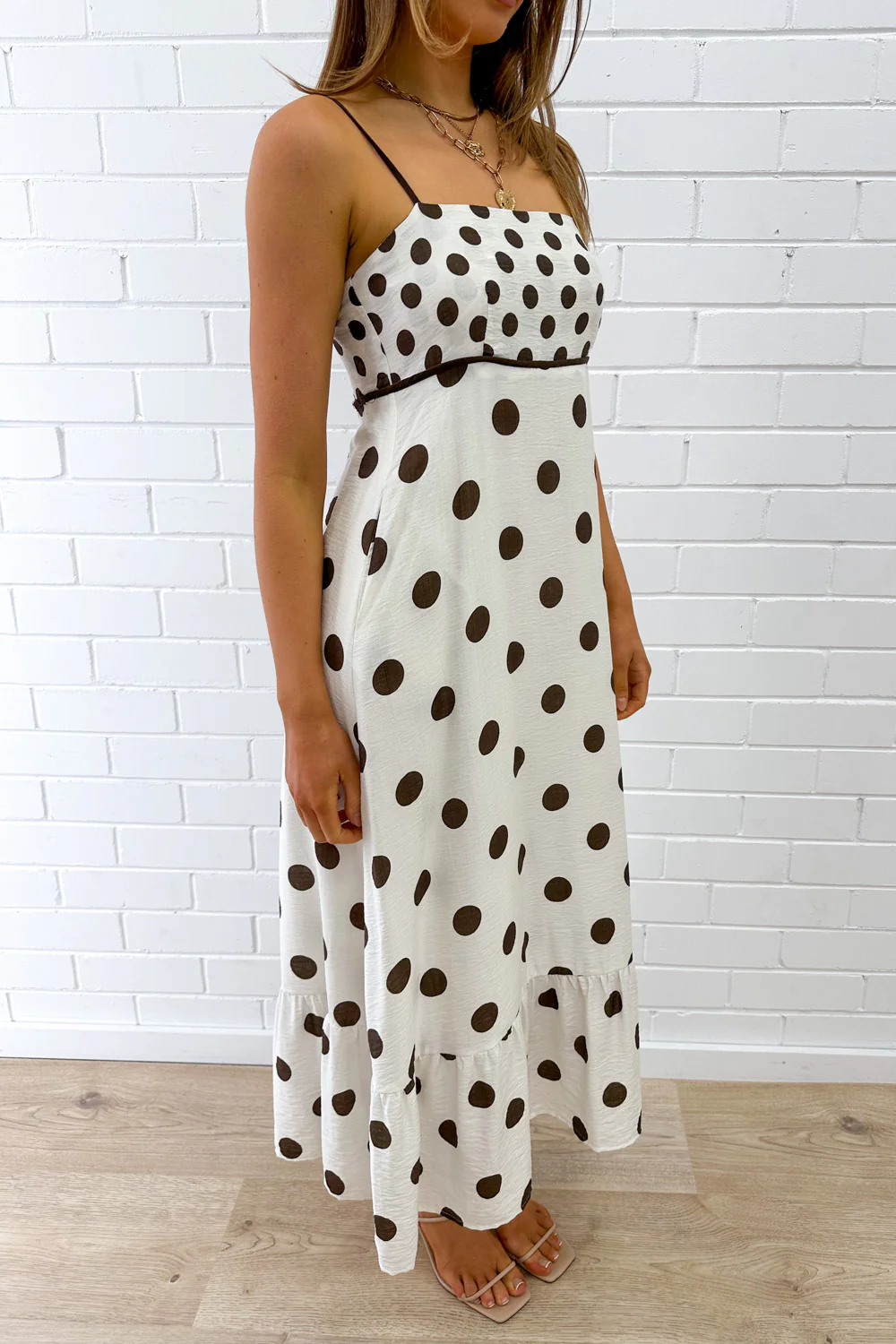 Nissa Dress - Chocolate Spot - Image 15