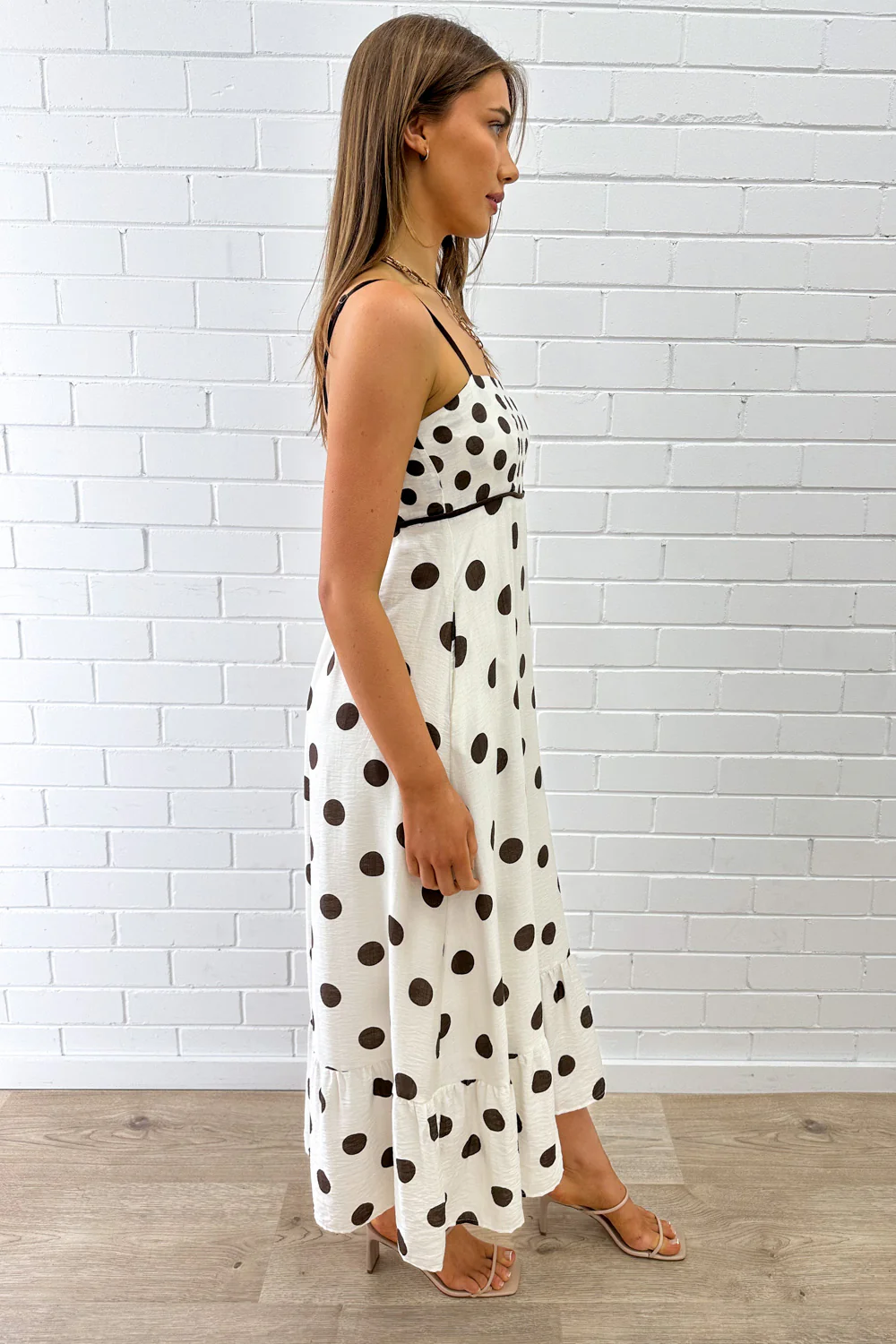 Nissa Dress - Chocolate Spot - Image 18