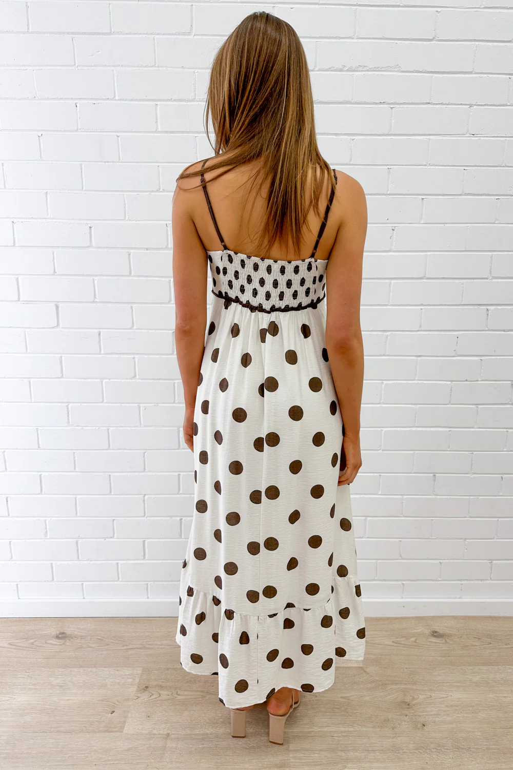 Nissa Dress - Chocolate Spot - Image 19