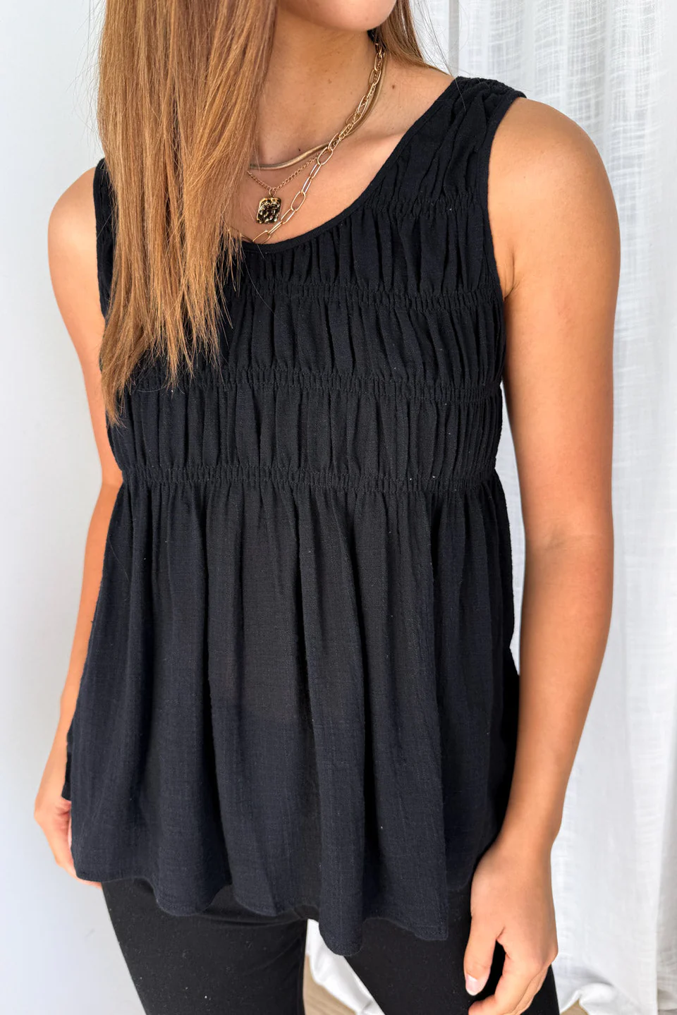 Noa Top - Black - Image 3