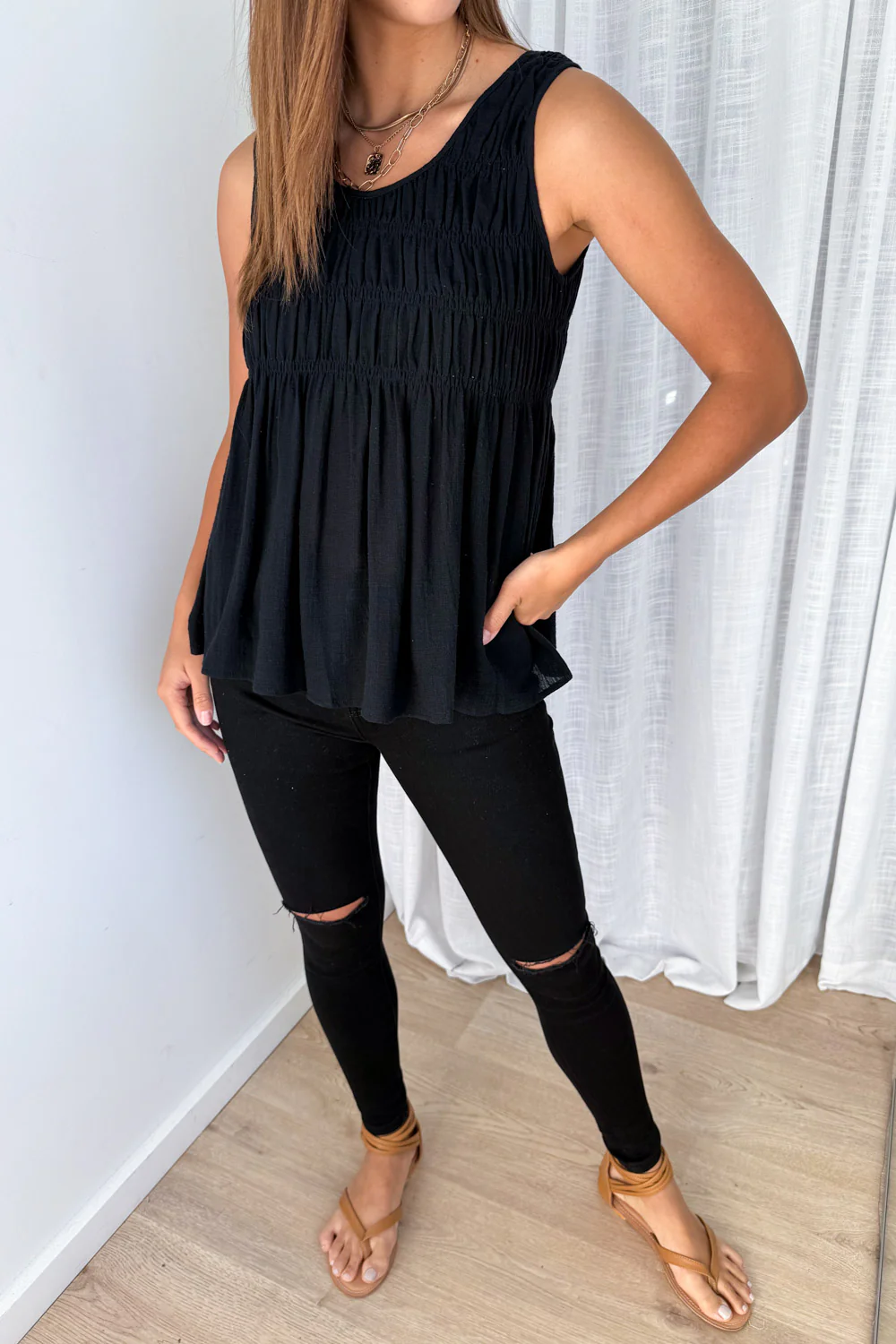 Noa Top - Black - Image 4
