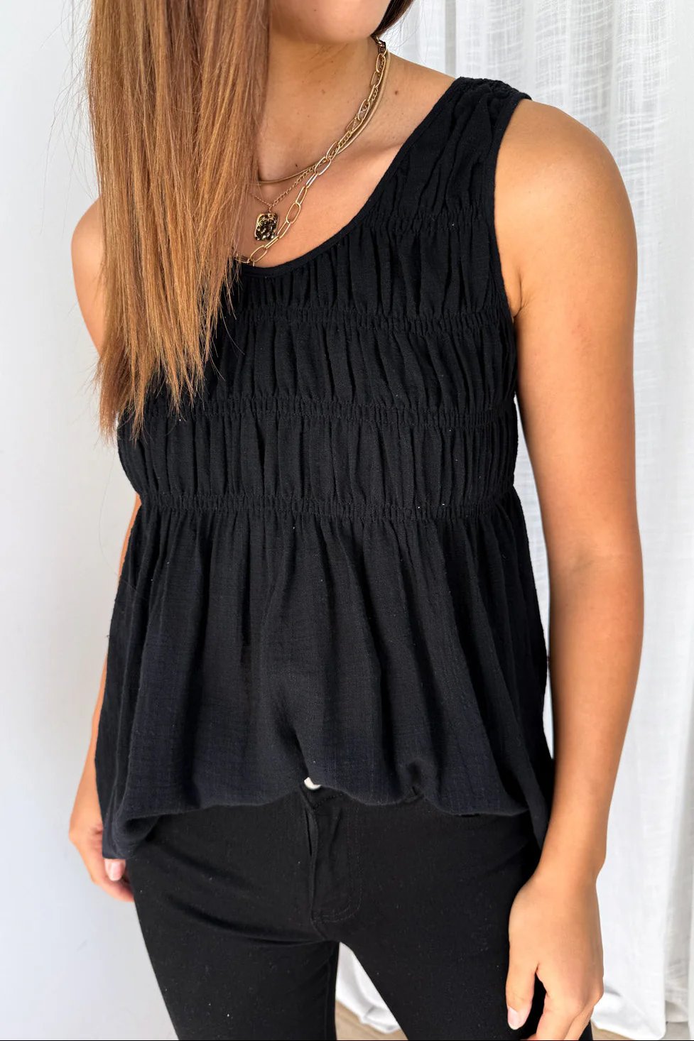 Noa Top - Black - Image 5