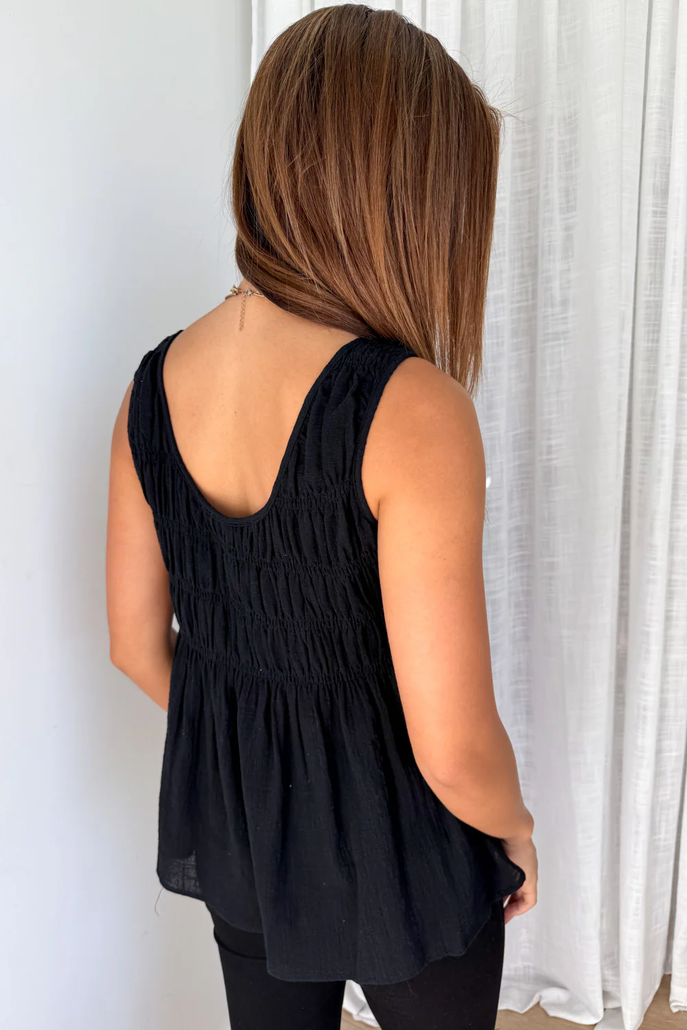 Noa Top - Black - Image 8