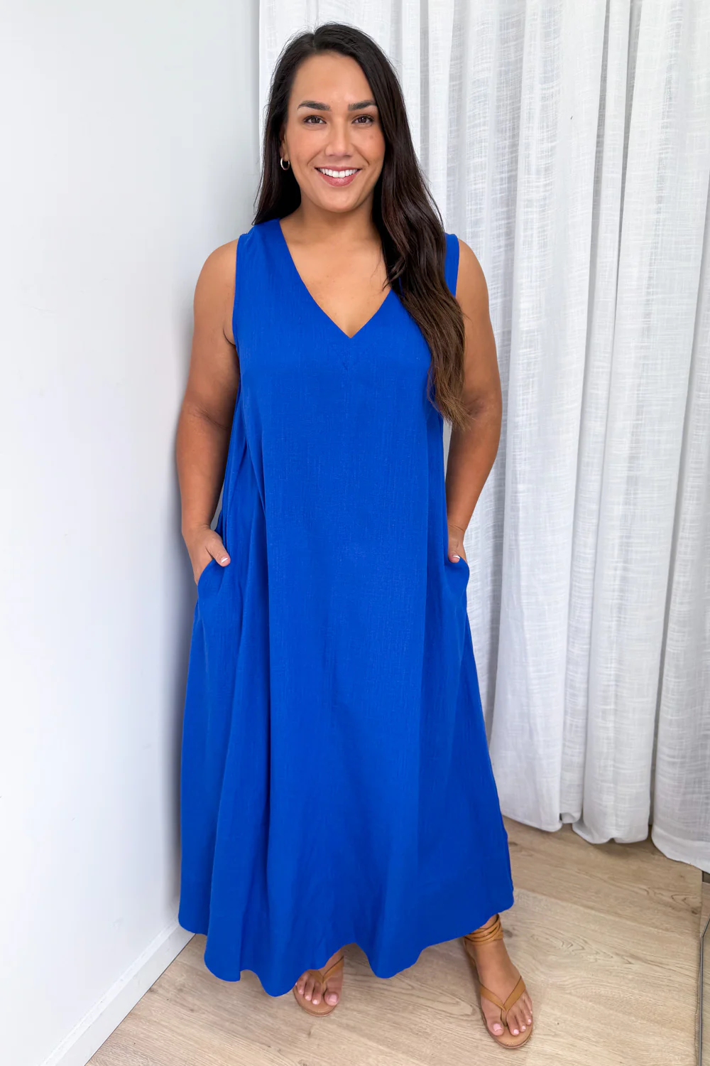 Noel Dress - Cobalt Blue - Image 8