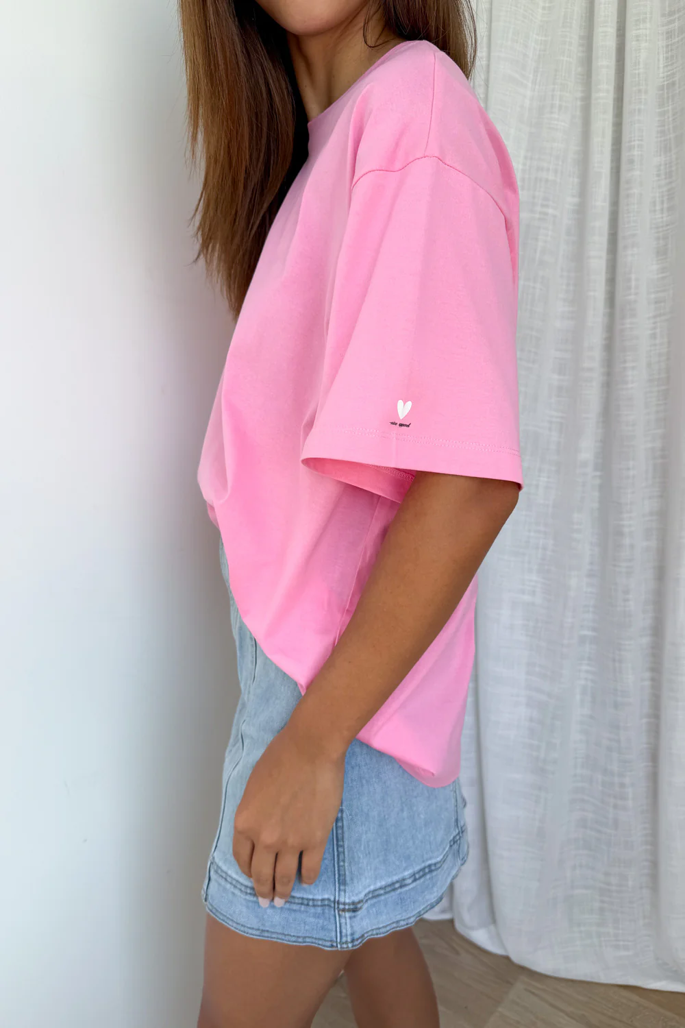 Nope Oversized Tee - Pink - Image 10